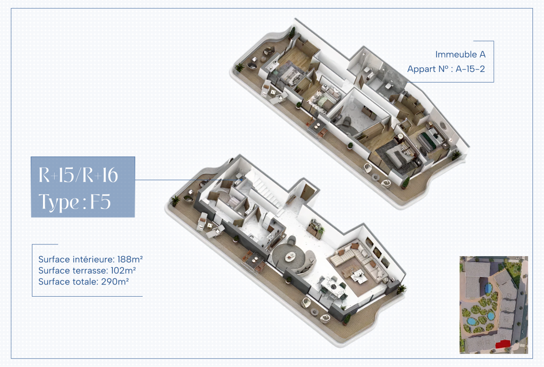 Appart N° _ A-7-3-1