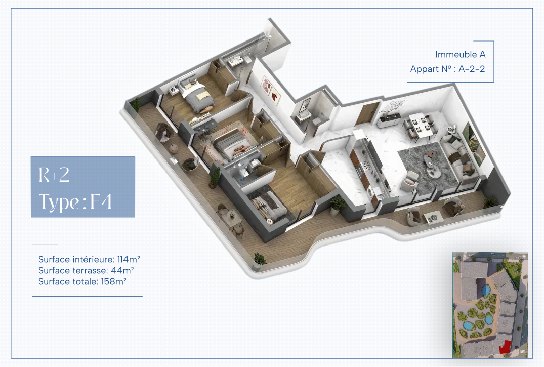 Appart N° _ A-7-3-3