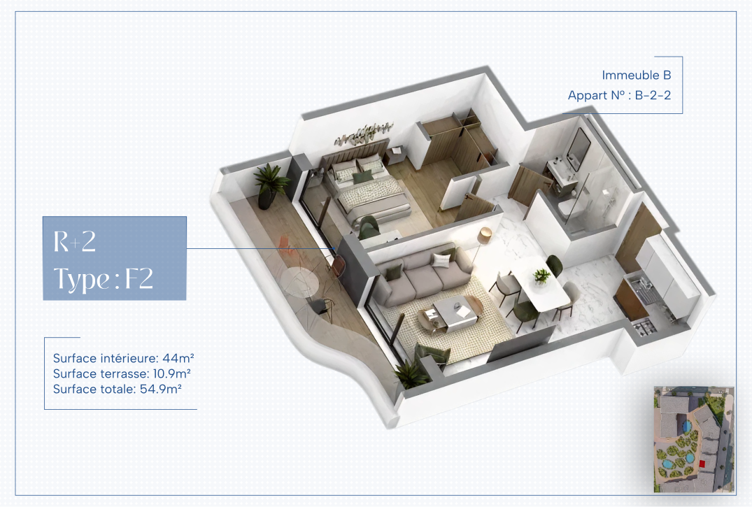 Appart N° _ A-7-3-6