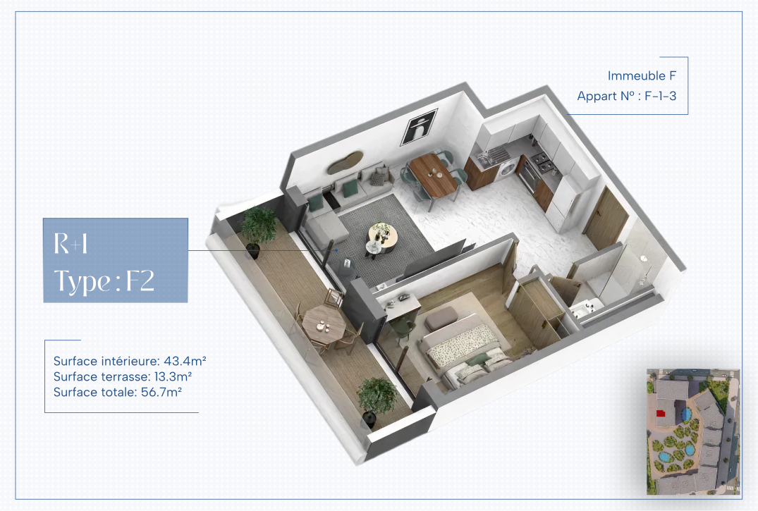 Appart N° _ A-7-3-7